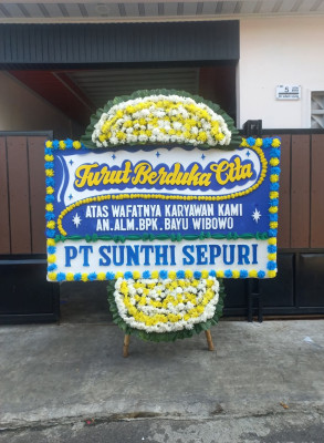 Papan Bunga Duka di Naimata